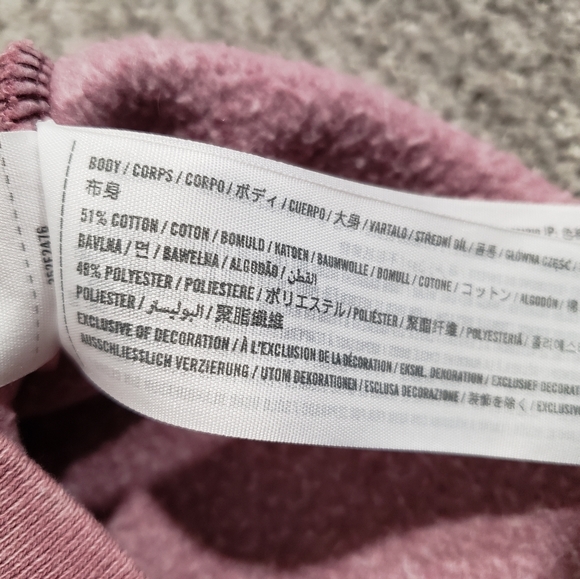 Hollister Small Pink Crewneck Sweatshirt - Picture 6 of 8